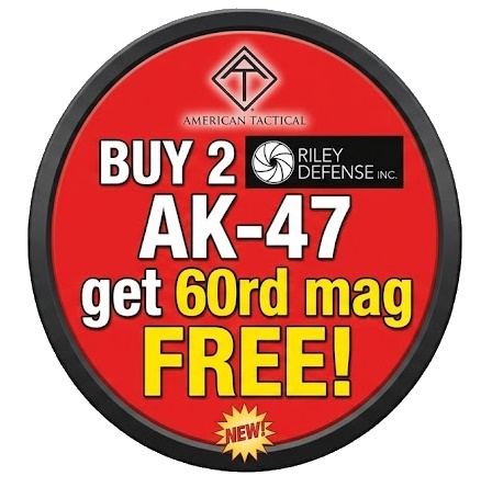 Riley Defense RAK47 AK-47 Rifle - Black | 7.62x39 | 16" Barrel | Polymer Furniture