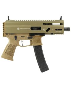 Grand Power Stribog SP9A3S Pistol - FDE | 9mm | 5" Threaded Barrel | 30rd