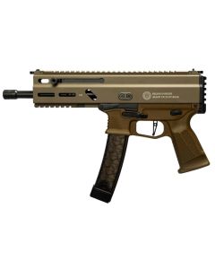 Grand Power Stribog SP9A1 Pistol - FDE | 9mm | 8" Threaded Barrel | 30rd