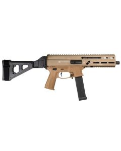 Grand Power Stribog SP10A3 Pistol - Black | 10mm | 8" Threaded Barrel | 20rd | SBT Brace