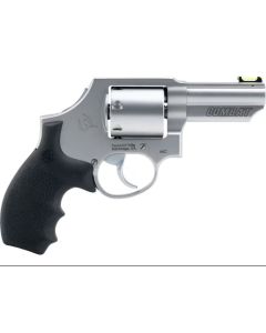 Taurus 66C Revolver - Stainless Steel | 357 MAG | 3" | 7RD | HOGUE GRIPS