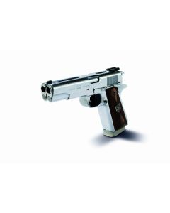 Arsenal Firearms AF2011-A1 “Second Century” Double Barrel Pistol - Stainless | .45ACP | 5" Twin Barrels | 7+7 Parallel Mag | Walnut Wood Grips