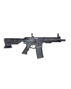 ATI ALPHA MAXX AR Pistol - Black | 5.56NATO | 7.5" barrel | 7" M-LOK Polymer Handguard | Flip-up sights | 30rd mag | Rear Blade
