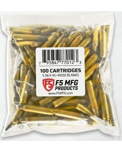 F5 MFG M200 Mil Spec 5.56 Blanks - 100 Cartridges | Bulk Packaging