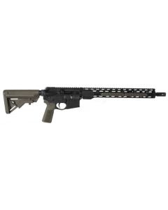 Radical Firearms Forged AR15 Rifle - Black / OD Green | 5.56NATO | 16" Barrel | 15" RPR Free Float M-LOK Rail | B5 Stock & Grip