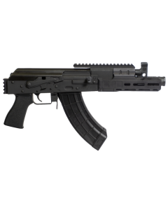 Century Arms Draco Tactical Pistol - Black | 7.62X39 | 7.5" | 30RD Mag | Linear Compensator | Integrated Picatinny Rail