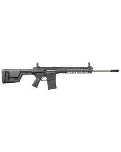 Right side of LWRC REPR MKII 16" SPIRAL FLUTED BARREL BLACK REPRMKIIR7BF16SC