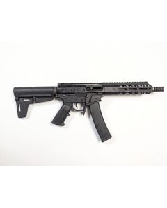 Wraithworks WARSCORP9 Side-Charging AR Pistol - Black | 9mm | 8.5" Barrel | 7" M-LOK Rail | Magpul BSL Arm Brace | Accepts Scorpion Mags