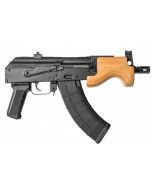 Century Arms Romanian Micro Draco Stamped AK-47 Pistol - Black | 7.62x39 | 6" Barrel | Wood Handguard