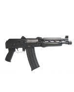 Zastava ZPAP85 AK-47 Pistol BULGED TRUNNION 1.5MM RECEIVER - Stained Wood Handguard | 5.56NATO | 10" Chrome Lined Barrel