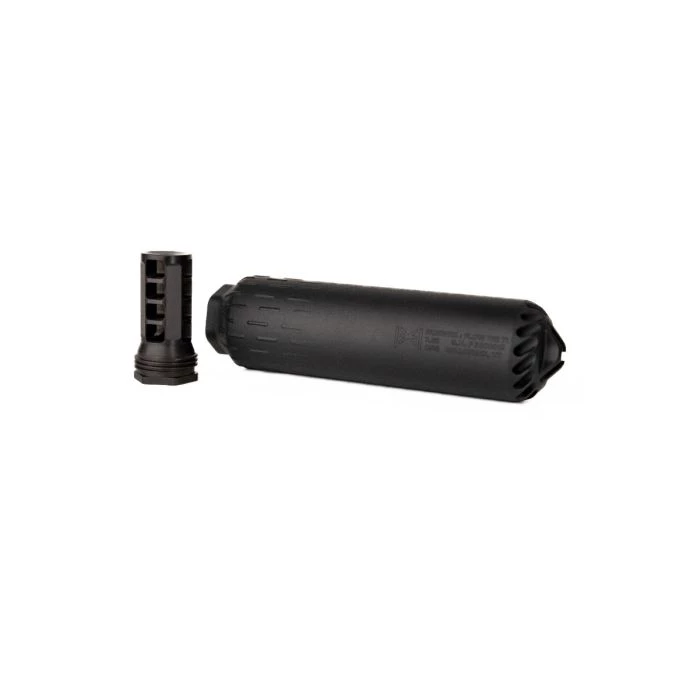 Huxwrx FLOW 762 Ti Suppressor + Muzzle Break - Black | 2nd