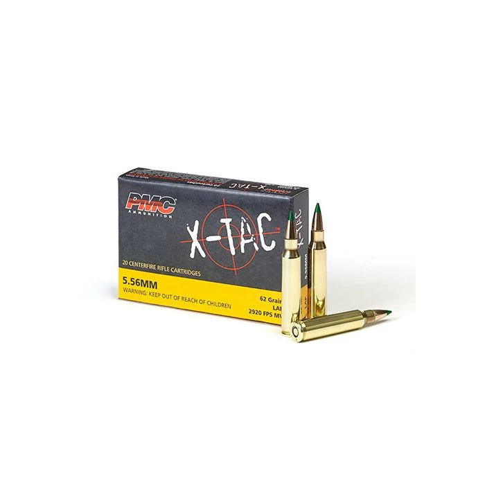 PMC X-TAC 5.56NATO Rifle Ammo - 62 Grain | LAP | 2nd Amendment